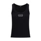 Versace Black Cotton Tank Tops
