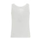 Versace White Cotton Tank Tops