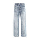 Diesel Blue Cotton Relaxed Fit Jeans
