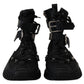 Dolce & Gabbana Sorrento Sneakers Nylon Black High Top Shoes