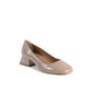 19V69 Italia Beige Leather Ballet Flats