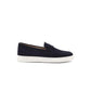 Duca di Morrone Blue Leather Moccassin