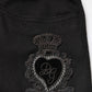 Dolce & Gabbana Black Sacred Heart Skinny Men Denim Jeans
