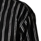 Dolce & Gabbana Black Stripes Cotton Men Formal Dress Shirt