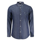Pepe Jeans Blu Cotton Men Shirt