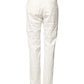 Briglia 1949 White Cotton Straight Fit Chino Trouser Pants