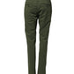 Dondup Dark Green Cotton Stretch Skinny Chino Trouser Pants