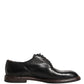 Dolce & Gabbana Black Calfskin Leather Oxford Dress Shoes