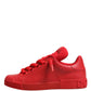 Dolce & Gabbana Red Leather Lace Up Low Top Sneakers Shoes