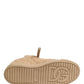 Dolce & Gabbana Shoes Beige Faux Shearling Low Top Sneakers