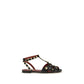 Valentino Garavani Black Goatskin Sandals