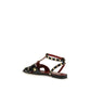 Valentino Garavani Black Goatskin Sandals