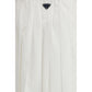Prada White Cotton Long Skirt