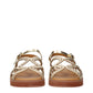 See By Chloé Gold Polyethylene Flat Sandals