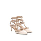 Valentino Garavani Beige Calfskin High Heel Pumps