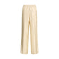 Loulou De Saison Beige Viscose Casual Pants