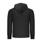 Coveri Moving Black Cotton Men's Hooded Sweatshirt