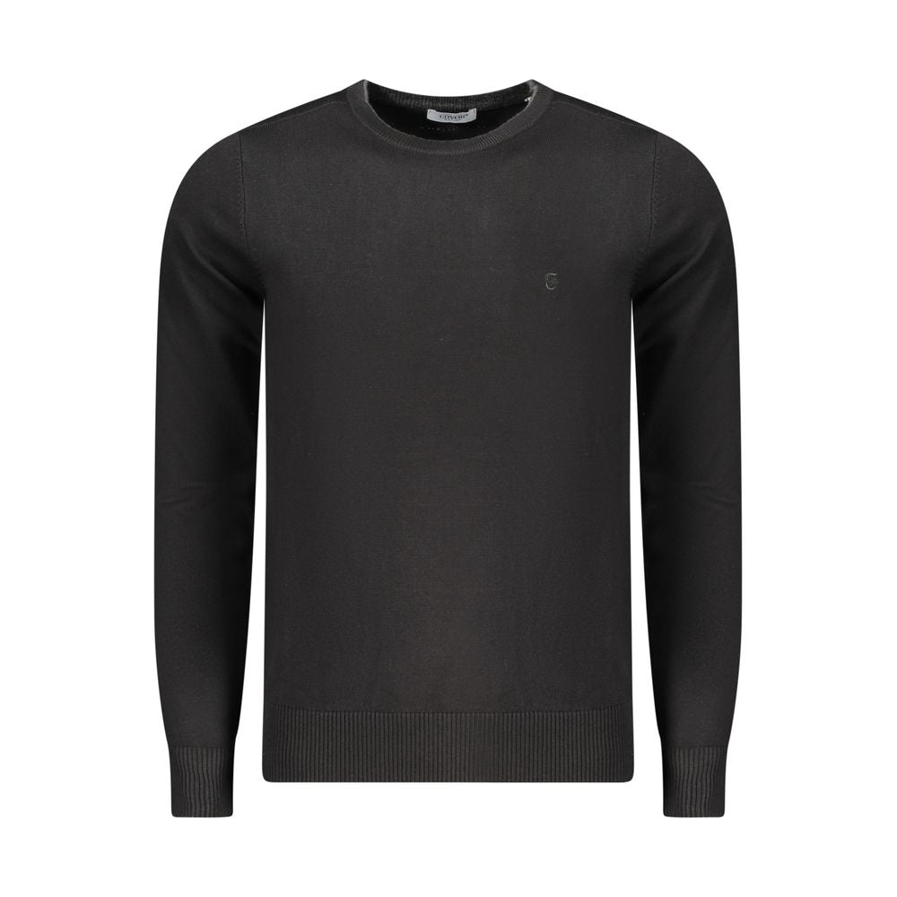 Coveri Moving "Black Viscosa Mens Sweater"