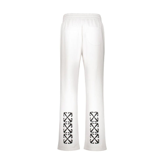 Off-White White Cotton Casual Pants