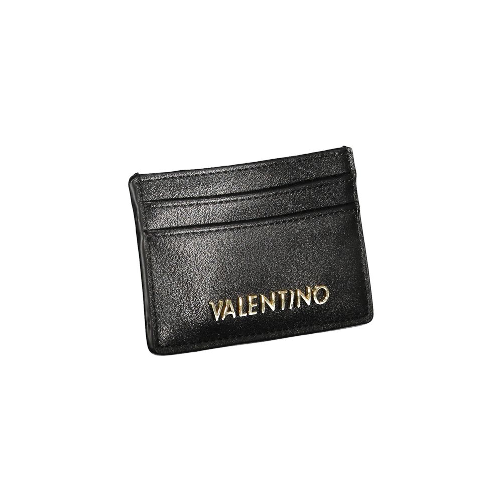 Mario Valentino Black Polyurethane Women Wallet