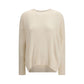 Allude Beige Cashmere Sweater