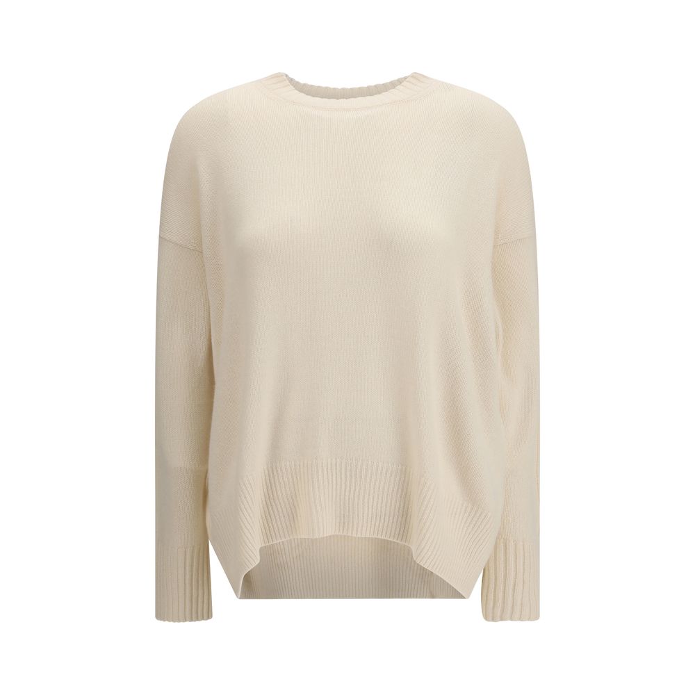 Allude Beige Cashmere Sweater