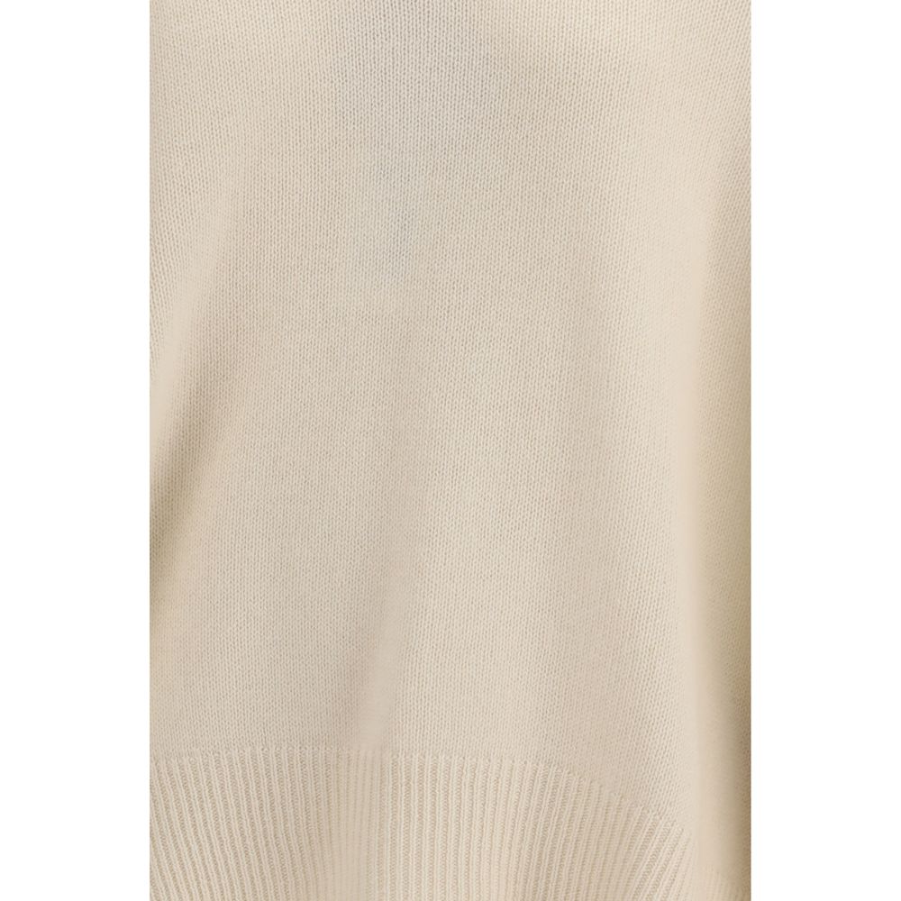 Allude Beige Cashmere Sweater