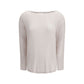 Allude White Cashmere Sweater