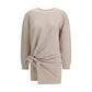 Marant Etoile Beige Cotton Casual Dress