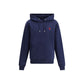 Ami Paris Blue Cotton Sweatshirt