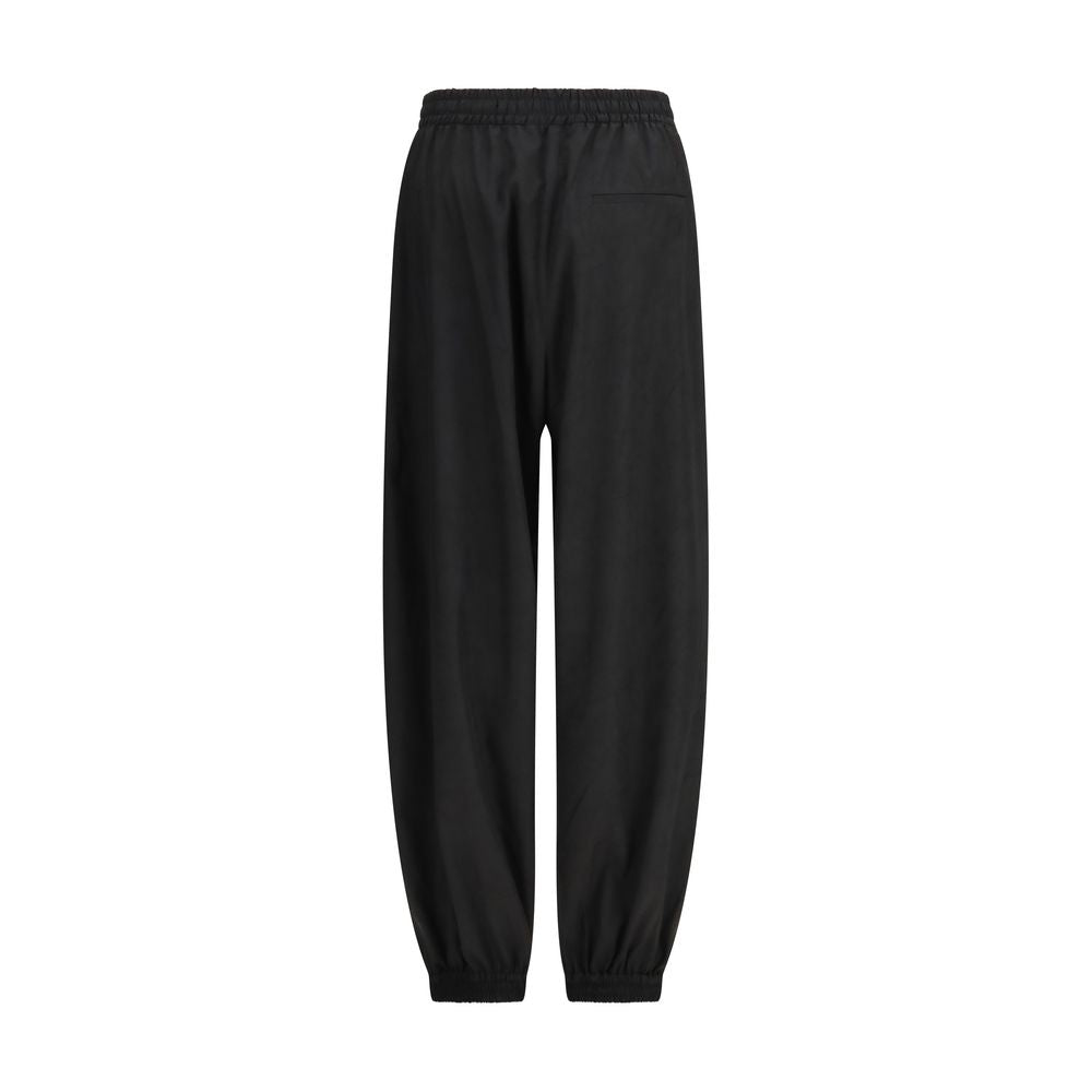 Rohe Black Polyester Joggers (Workout Pants)