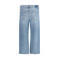 Mother Denim Blue Cotton Cropped Jeans