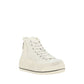 R13 White Cotton High Top Sneakers