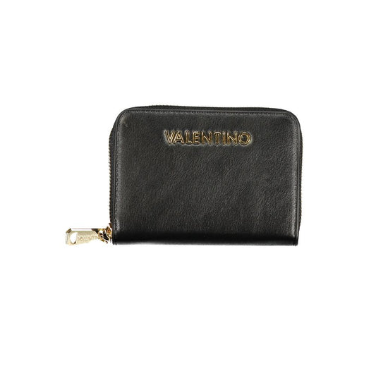 Mario Valentino Black Polyurethane Women Wallet