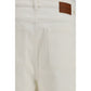 P.A.R.O.S.H. White Cotton Bermuda Shorts