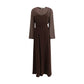P.A.R.O.S.H. Brown Polyester Casual Dress