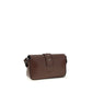 PINKO Brown Calf Leather Bos Taurus Shoulder Bag