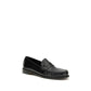 Tom Ford Black Calf Leather Bos Taurus Slip-On Loafers