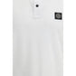 Stone Island White Cotton Polo Shirt