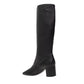 Dolce & Gabbana Black Calfskin High Heel Boots