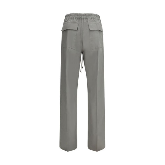 Rick Owens Gray Viscose Casual Pants