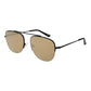 Champion Brown Metal Sunglasses