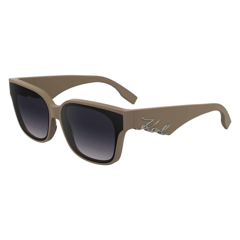 Karl Lagerfeld Brown Acetate Sunglasses