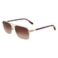 Lacoste Gold Metal Sunglasses