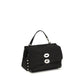 Zanellato Black Calf Leather Bos Taurus Handbag