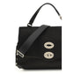 Zanellato Black Calf Leather Bos Taurus Handbag