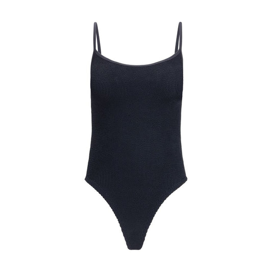 Hunza G Black Polyamide One-Piece Swimsuit