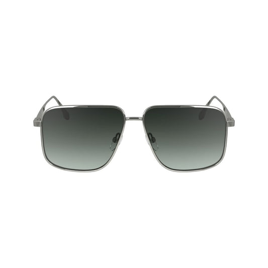 Victoria Beckham Gray Metal Sunglasses