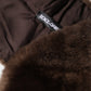 Dolce & Gabbana Brown Fur Shoulder Collar Neck Wrap 60cm x 14cm Scarf