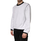Dolce & Gabbana Light Grey Cotton Crewneck Sweatshirt Sweater